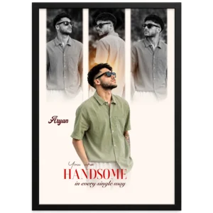 Personalized Photo Frame | Custom Name & Photo Wall Decor
