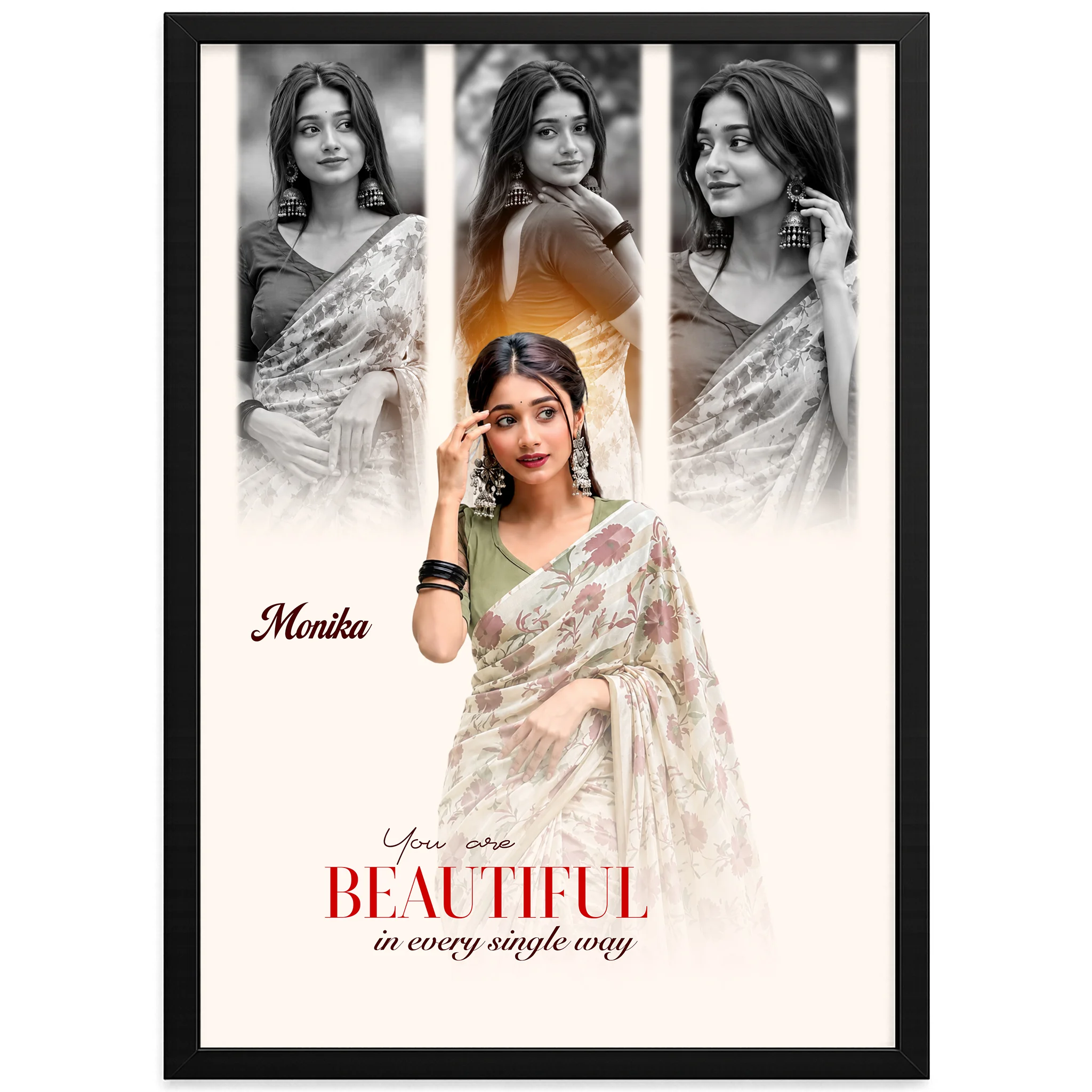 Personalized Photo Frame | Custom Name & Photo Wall Decor